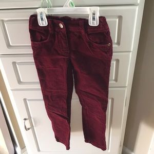 Crewcuts Burgundy Corduroy Pants